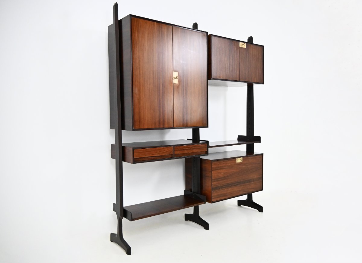 Italian Bookcase By Vittorio Dassi For Dassi, 1950s-photo-4