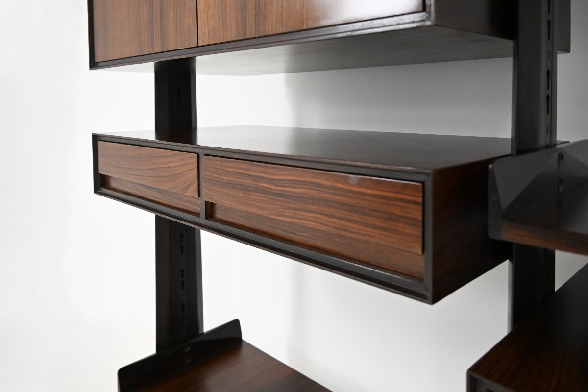 Italian Bookcase By Vittorio Dassi For Dassi, 1950s-photo-5