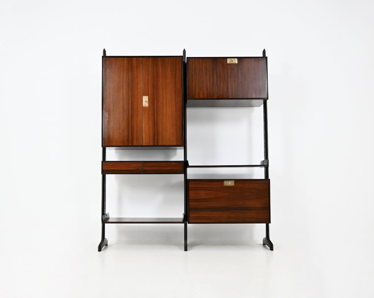 Italian Bookcase By Vittorio Dassi For Dassi, 1950s