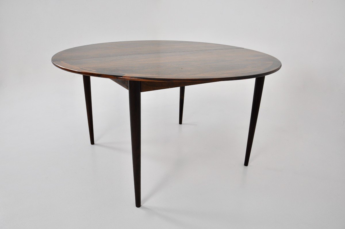 Table De Salle à Manger Ronde De Grete Jalk Pour Cj Rosengaarden, 1960s