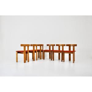 Dining Chairs By Luigi Vaghi For Forming, Set Of 6, 1960s