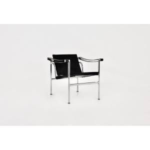 Fauteuils Lc1 En Peau De Vache Par Le Corbusier Pour Cassina, 1970s