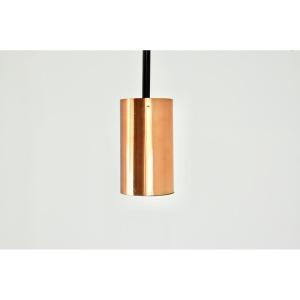 Italian Copper Pendant Lamp 1960s