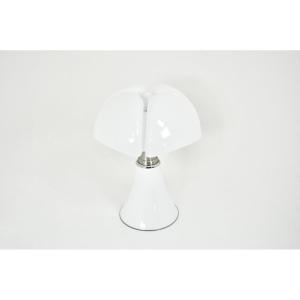 White Pipistrello Table Lamp By Gae Aulenti For Martinelli Luce