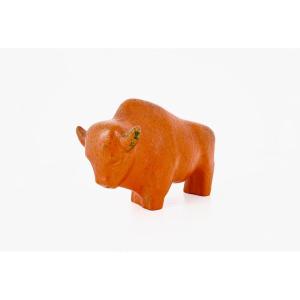 Taureau en céramique de Kurt Tschörner pour Ruscha, 1960