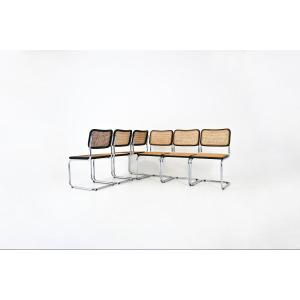 Set Of 6 Style B32 Dining Chairs By Marcel Breuer
