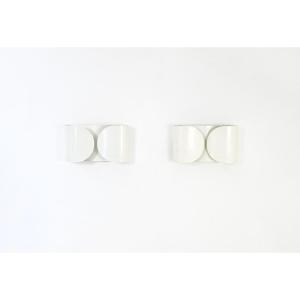 Foglio Wall Lights By Tobia & Afra Scarpa For Flos, 1960s, Set Of 2