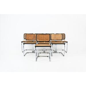 Set Of 8 Marcel Breuer B32 Dining Chairs