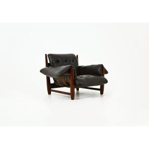 Fauteuil « Sheriff » de Sergio Rodrigues pour ISA Bergamo, années 1960
