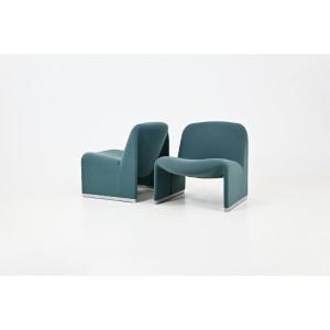 Pair Of "alky" Armchairs By Giancarlo Piretti For Anonima Castelli, 1970s