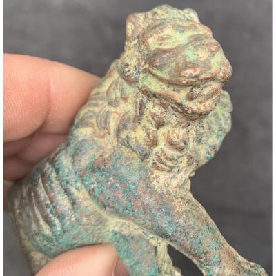 Bronze d'applique lion ép romaine IIIe IVe s