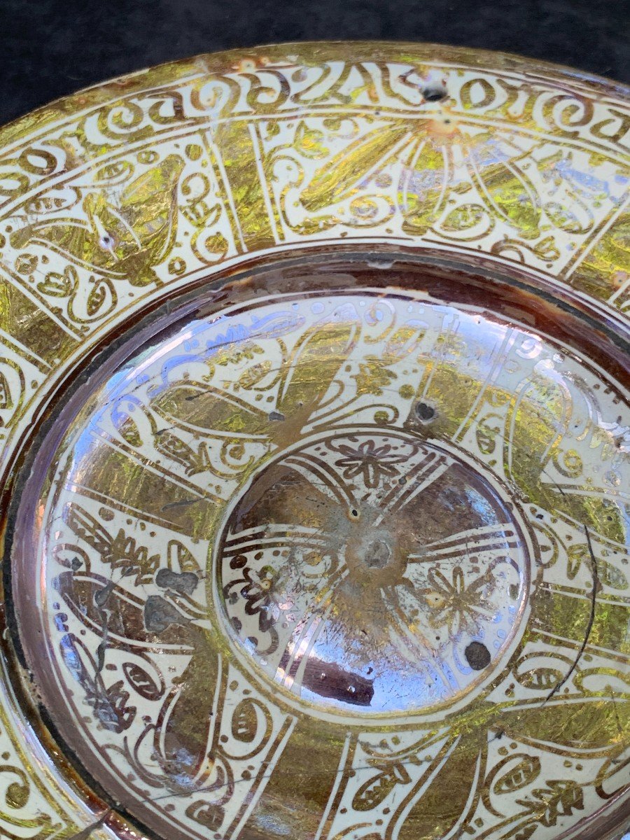 Hispano Moorish Ceramic Chandelier Manises / Valence 16th Century-photo-7