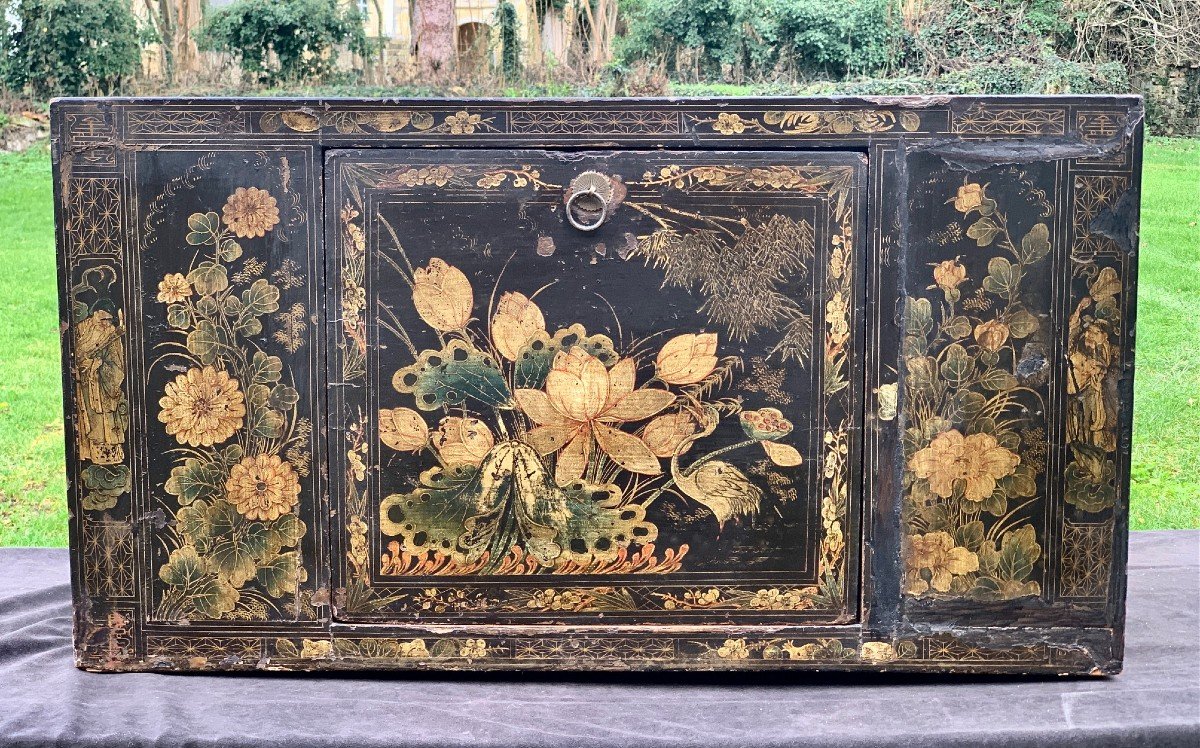 18th Cty Lacquer Chest From Japan-photo-2