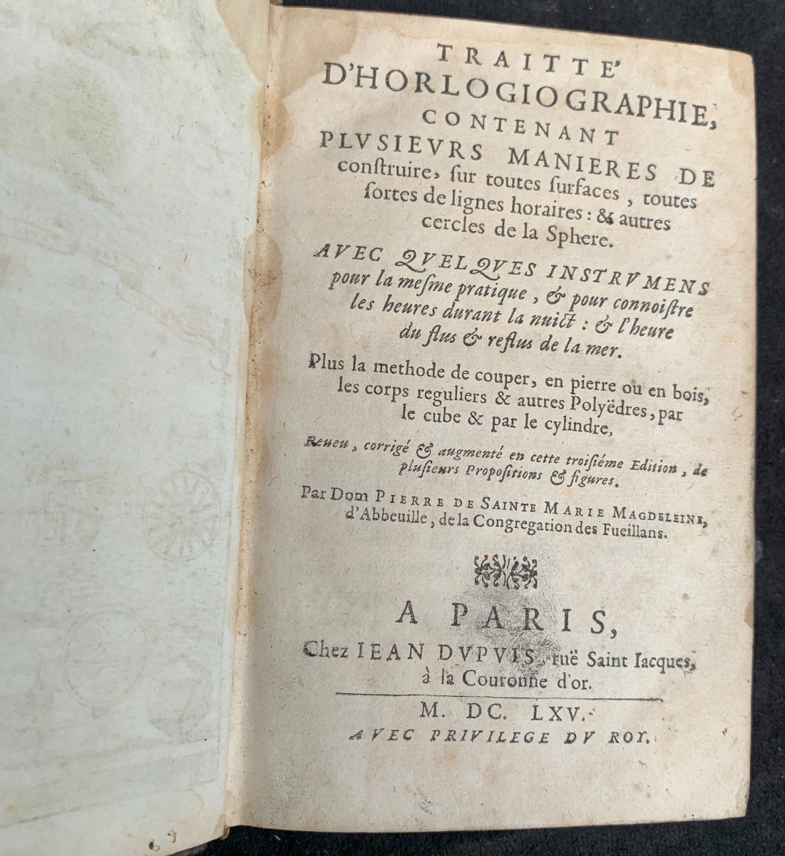 1665 Book, Horlogiography, Or How To Make Sundials-photo-2