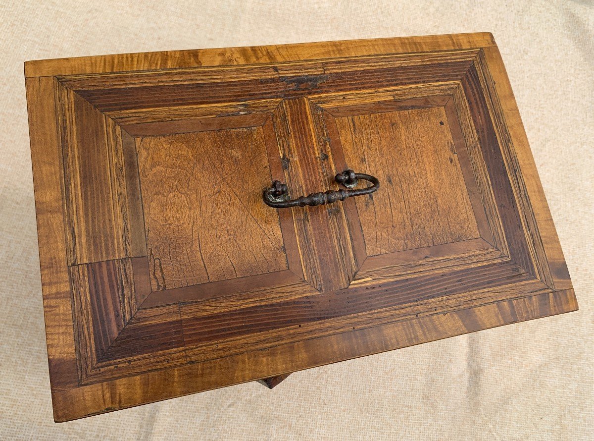 Small Marquetry Cabinet (germany) From Nurnberg,  Early 17th Cty-photo-3