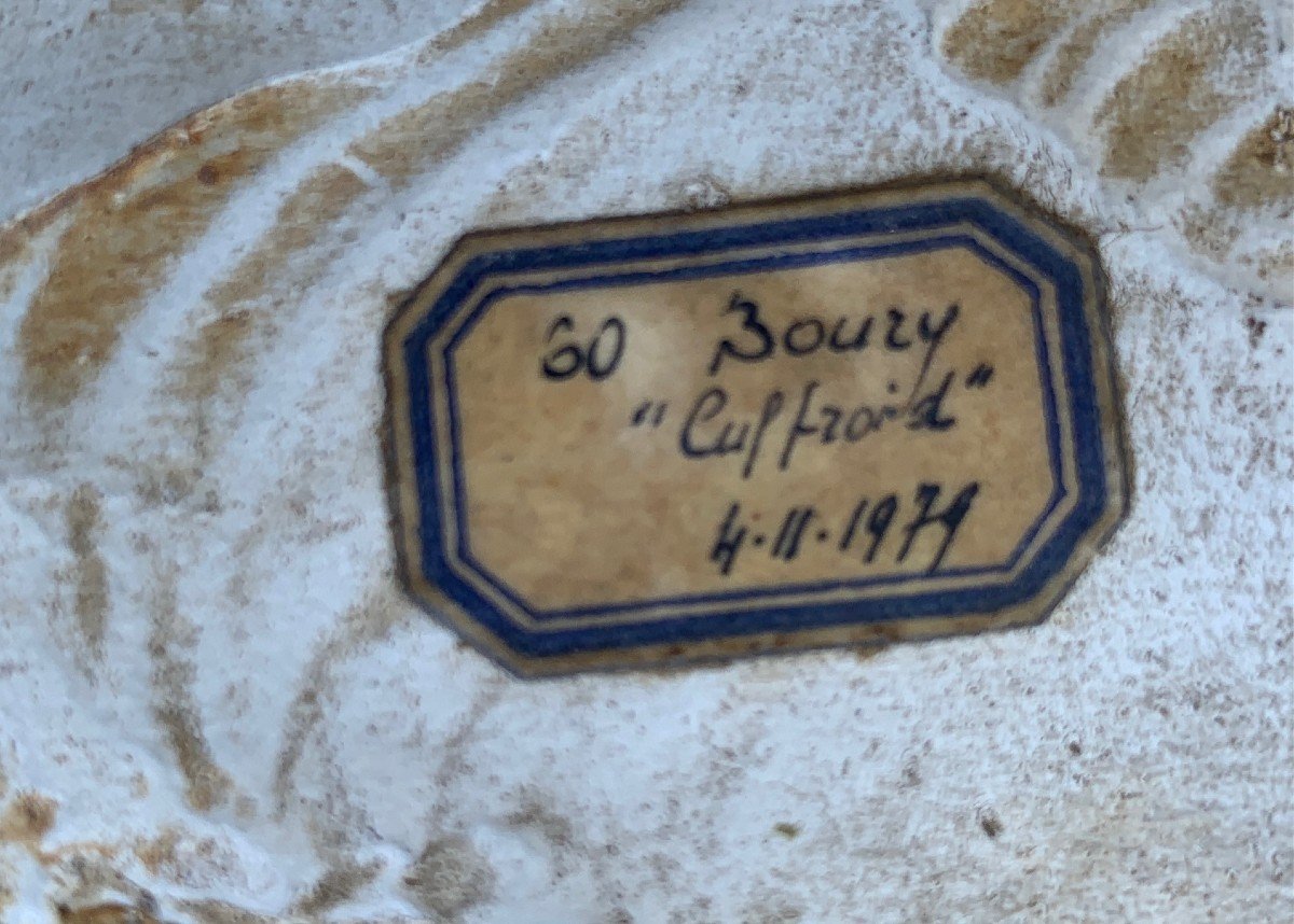 Préhistoire, Superbe hache silex taillé ép néolithique, trouvée en 1979 à Boury (Oise)-photo-4