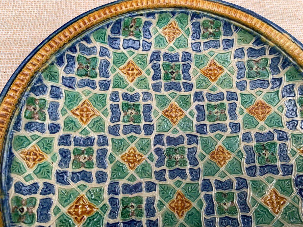  Ceramic Cup From Georges Pull 1810-1889, Follower Of Palissy-photo-1