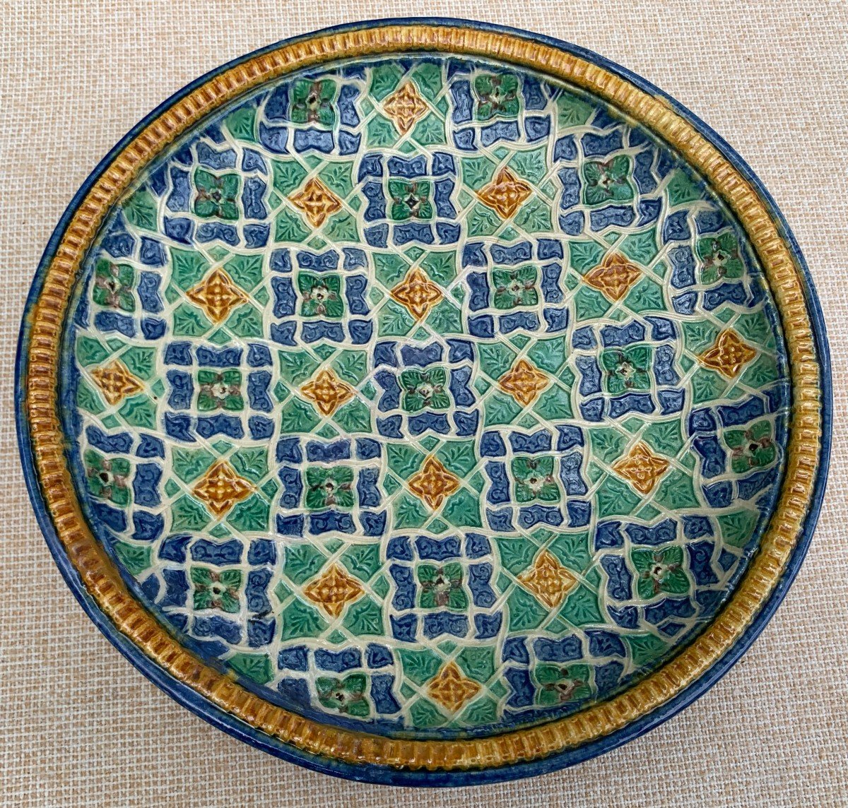  Ceramic Cup From Georges Pull 1810-1889, Follower Of Palissy