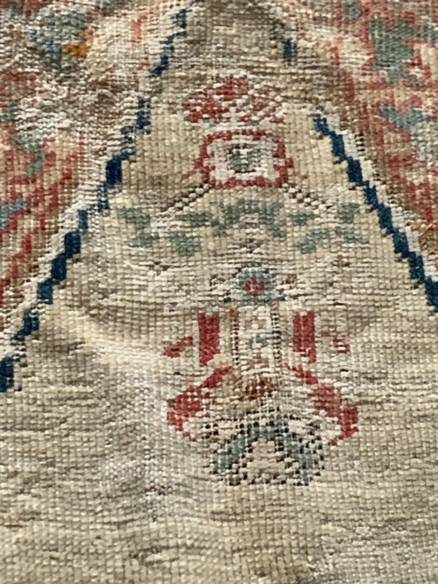 Vers 1840, sup tapis de prière GHIORDES, Anatolye Turquie-photo-3