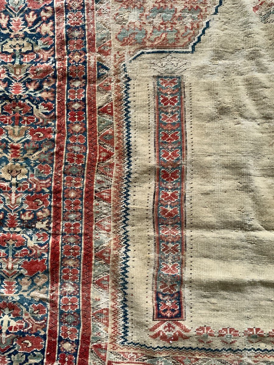 Vers 1840, sup tapis de prière GHIORDES, Anatolye Turquie-photo-2