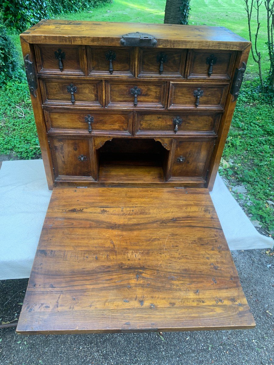 Large 17th Cty Colonial Spanish Cabinet / Burgueno-photo-2
