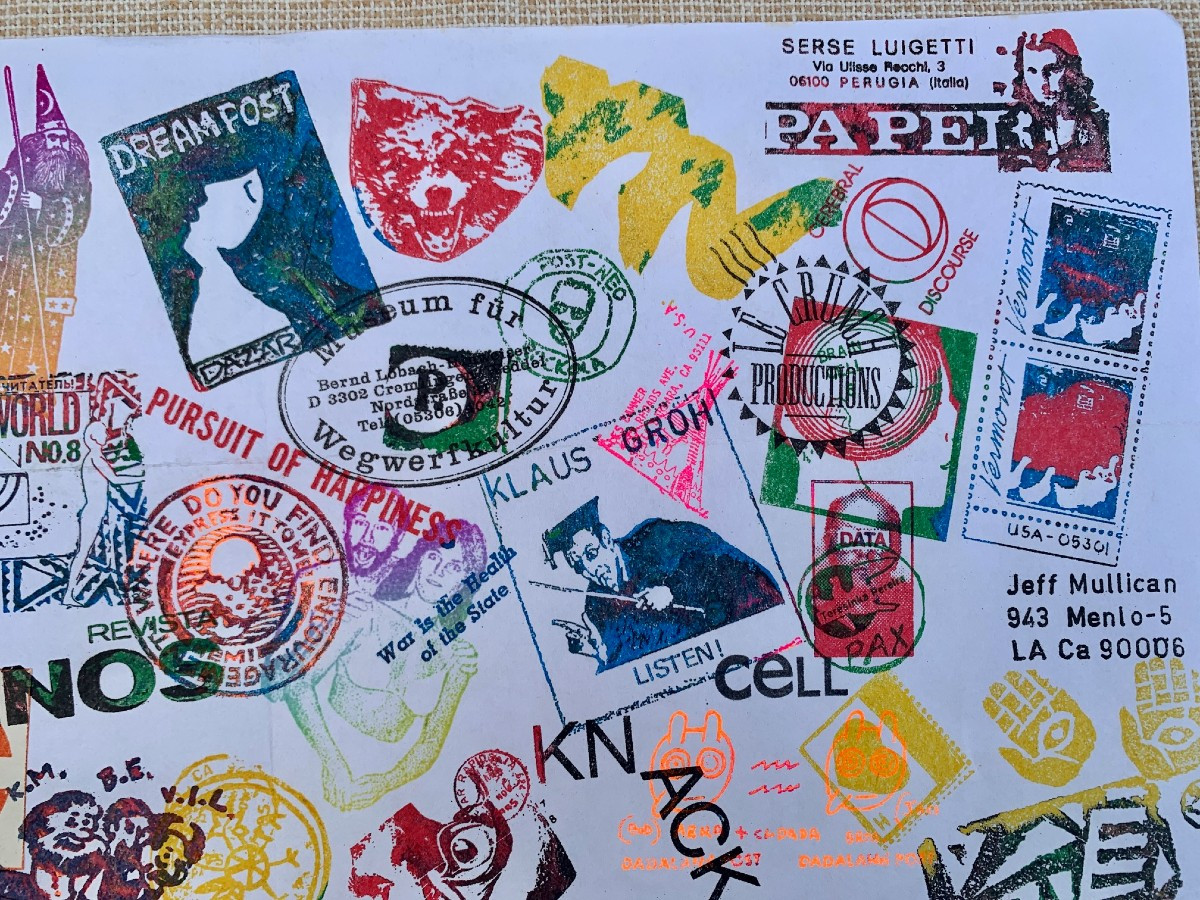 1985 Planche MAIL ART/BRAIN CELL n°0.0 tirage 99/111 Exposition Internationale Osaka Japon-photo-8
