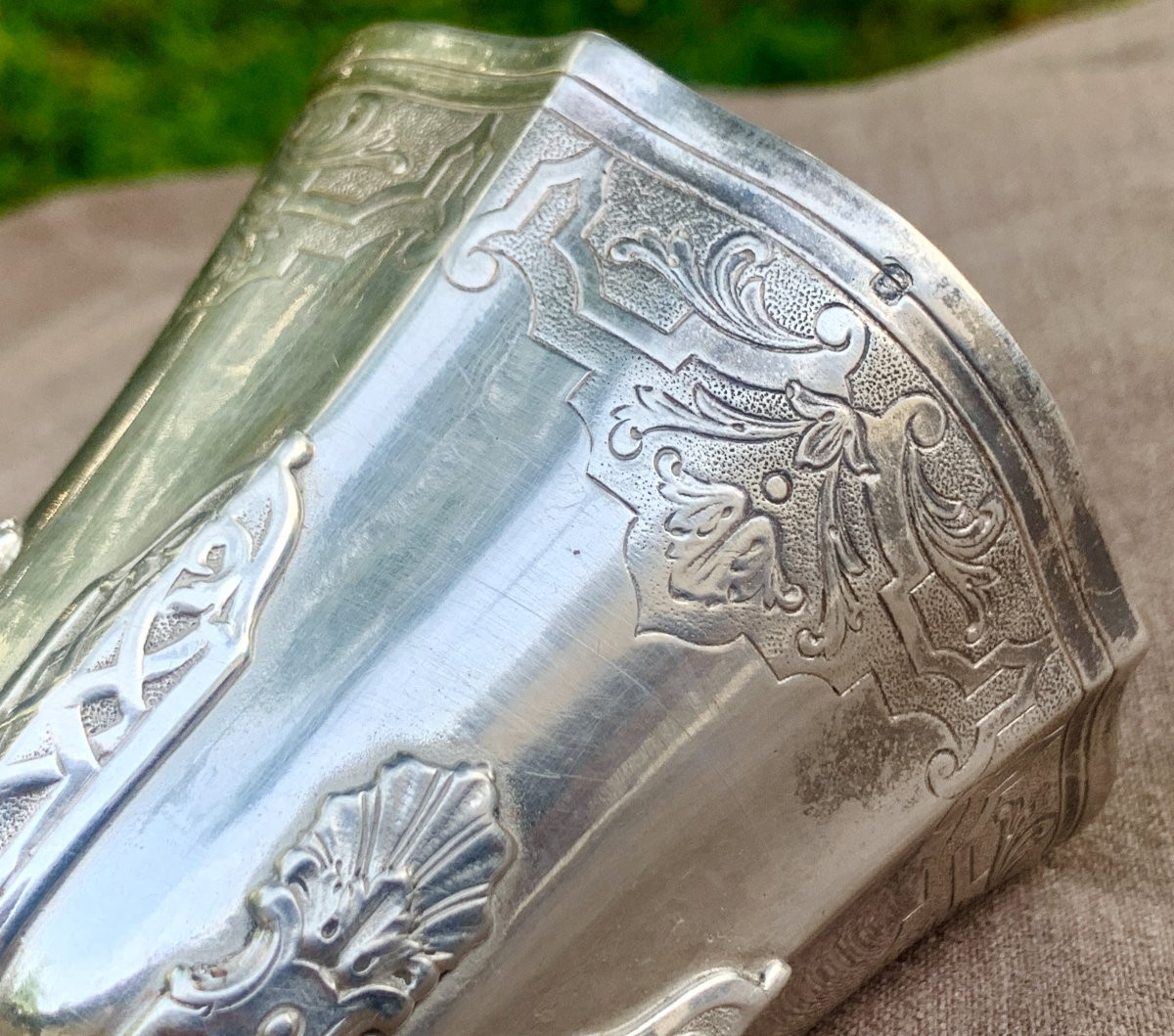 Tetard Brothers Paris, Regency Styl Solid Silver Tumbler Appliques, Chiseled -photo-4