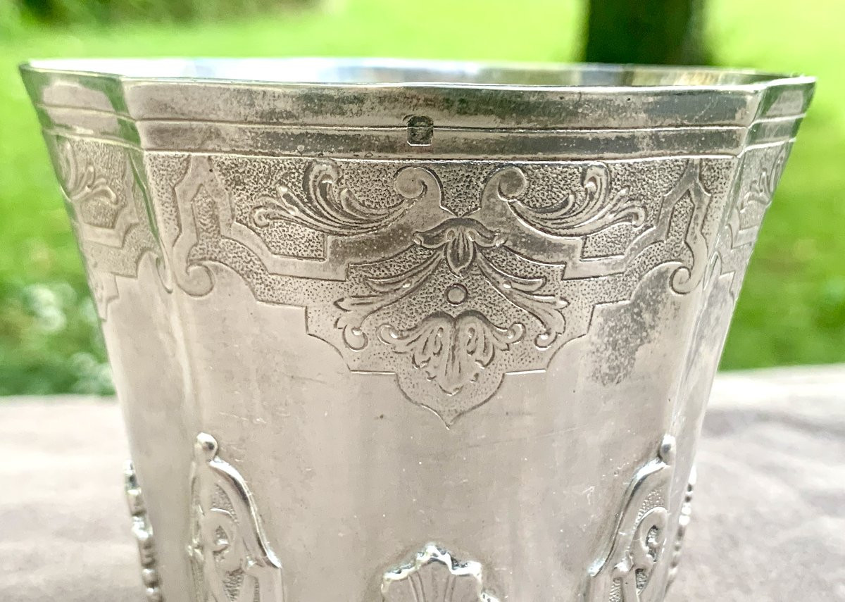 Tetard Brothers Paris, Regency Styl Solid Silver Tumbler Appliques, Chiseled -photo-6