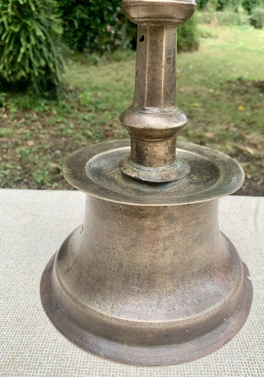 Late 14 Th To 15th Cty Very Large Bronze Ottoman Candle-photo-8