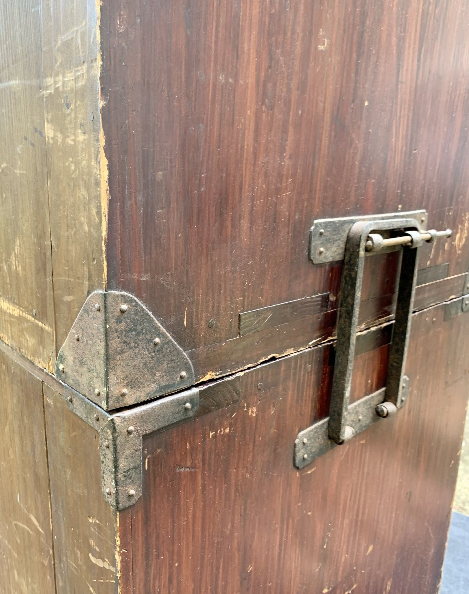 Japon commode / cabinet TANSU en 2 parties, début période MEIJI (1870/1880)-photo-8