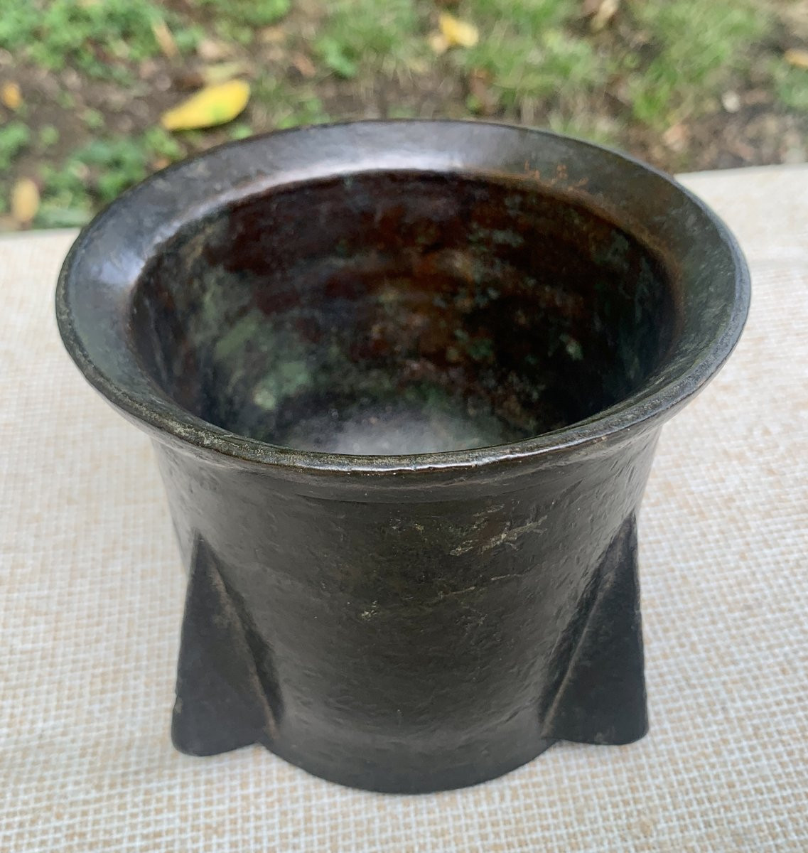 15th Century, Bronze Finned Mortar, Switzerland Or Northern Italy (corinthia Or Tyrol)-photo-3