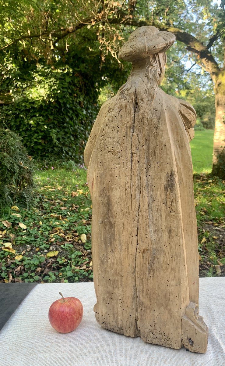 Circa 1500 / 1510, Saint Suzanne ? Lime Tree Wiid Carved Statue-photo-6