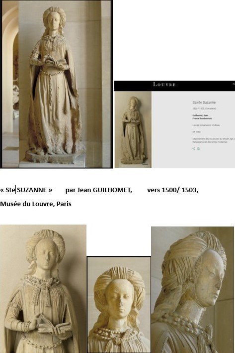 Circa 1500 / 1510, Saint Suzanne ? Lime Tree Wiid Carved Statue-photo-7