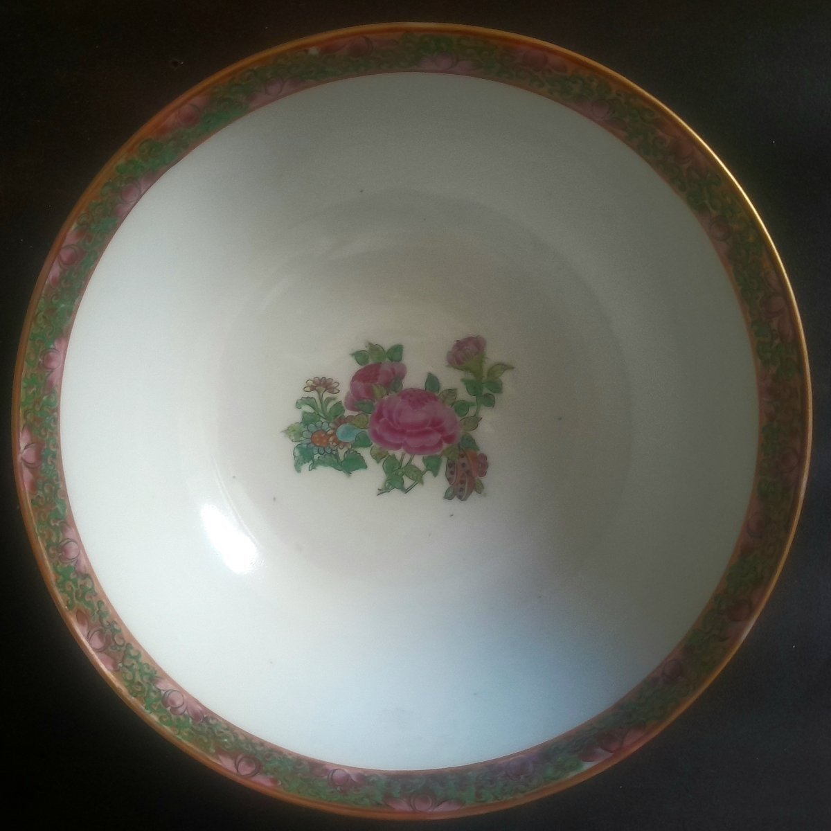 3 PORCELAINES CHINE POUR LE MARCHÉ DU MOYEN-ORIENT 19ème Siècle -photo-2