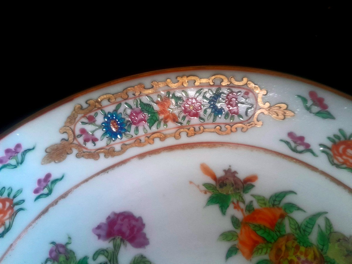 3 PORCELAINES CHINE POUR LE MARCHÉ DU MOYEN-ORIENT 19ème Siècle -photo-4