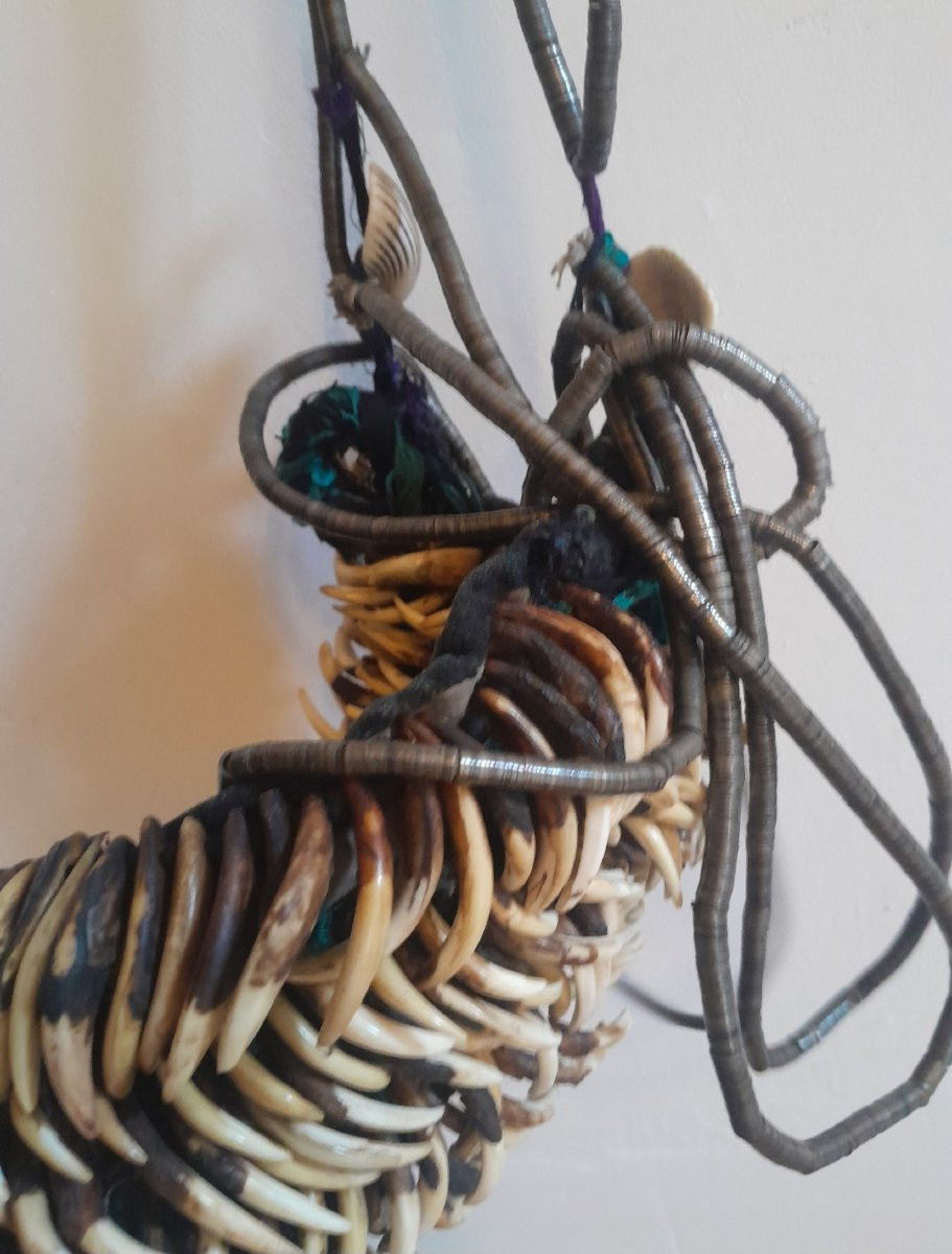 Large Hla Ha Burma Naga Necklace-photo-3