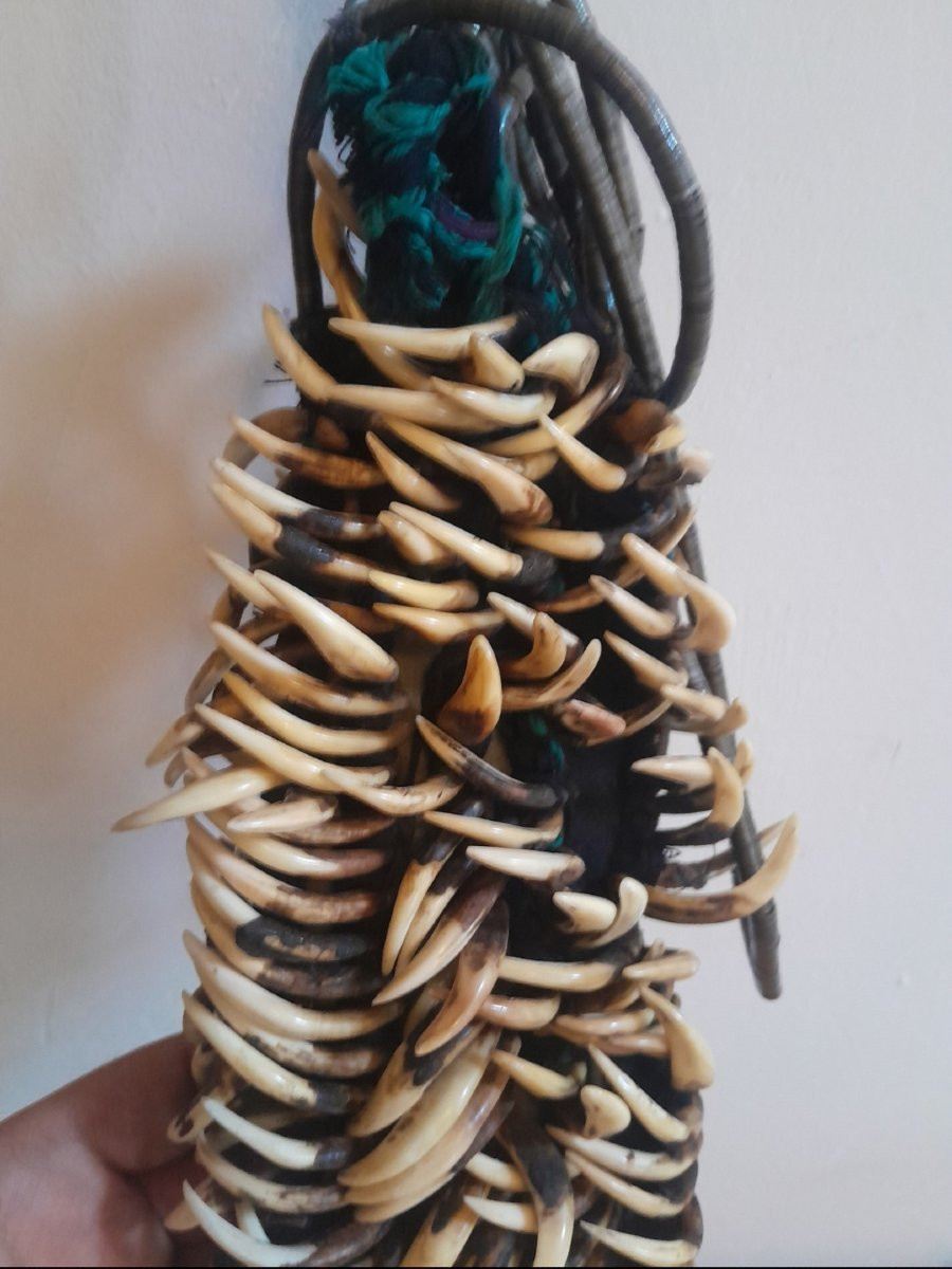 Large Hla Ha Burma Naga Necklace-photo-1