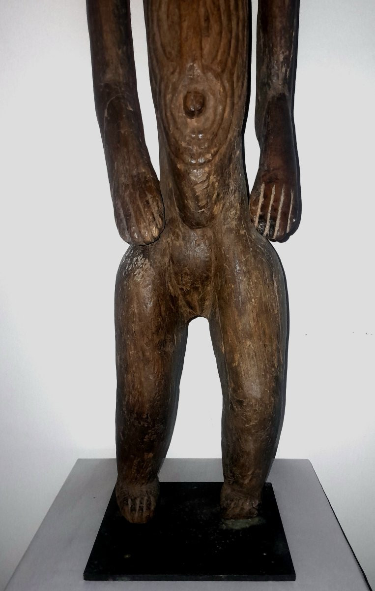 Grande Statue Igbo Nigeria 114 cm Provenance Collection Monbarbon-photo-1