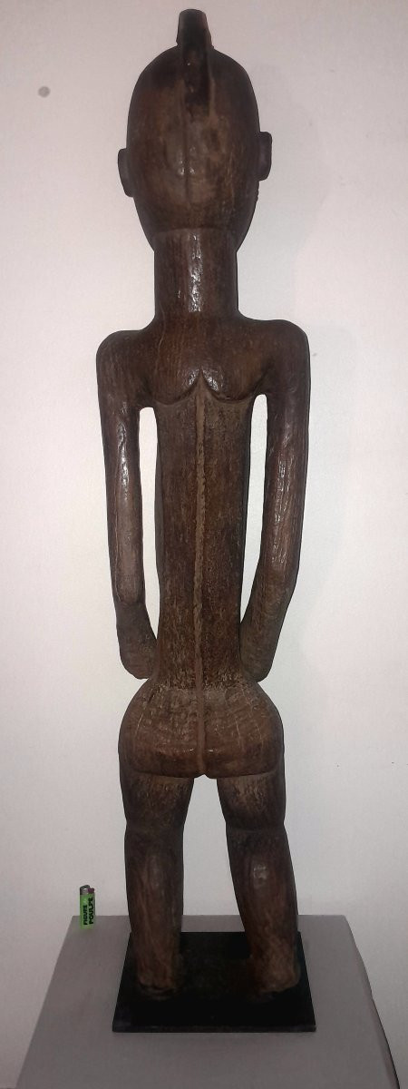 Grande Statue Igbo Nigeria 114 cm Provenance Collection Monbarbon-photo-8