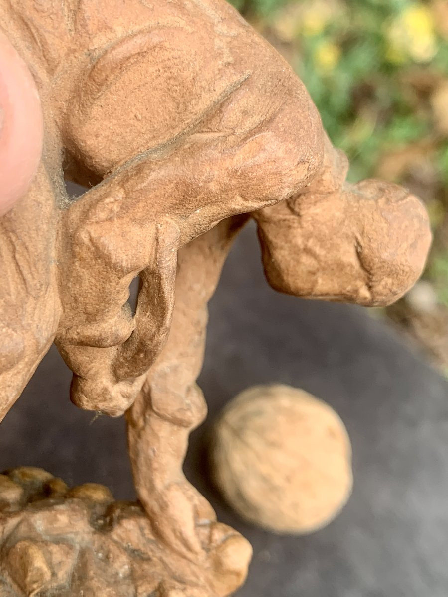 Jules  Aimé DALOU SEVRES 1923 Pte sculpture grès couleur terre cuite-photo-1