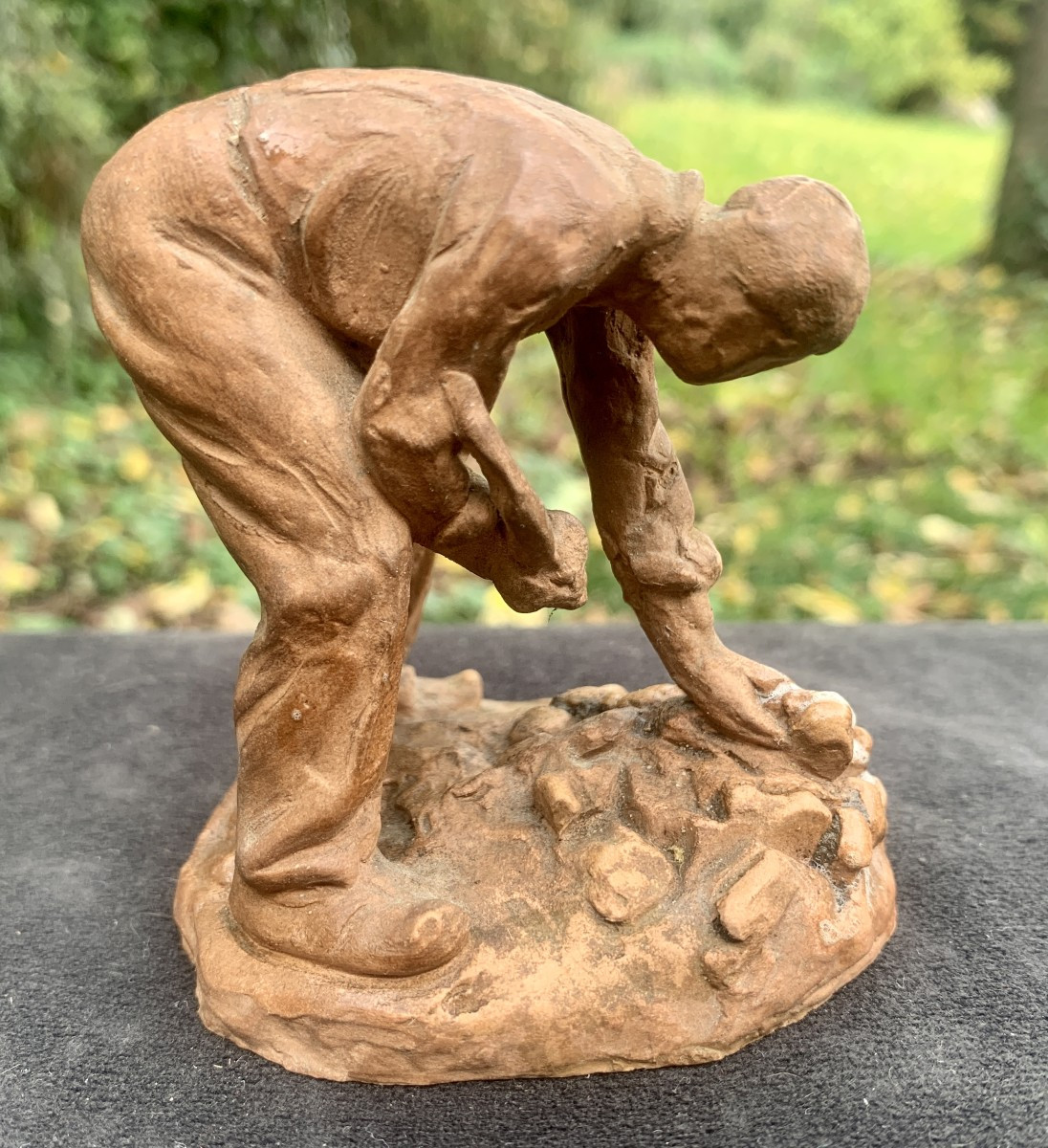 Jules  Aimé DALOU SEVRES 1923 Pte sculpture grès couleur terre cuite