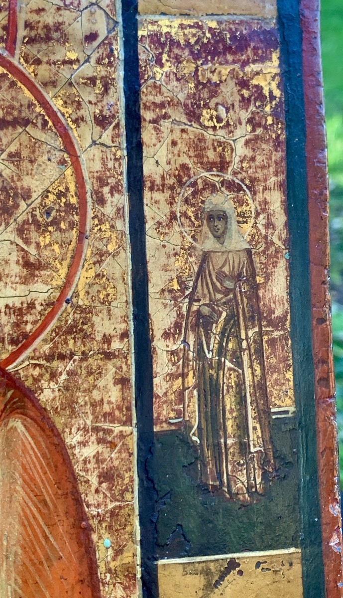 Virgin & Child Icon Known As "of Tenderness", Russia, Late 18th Early 19th Cty-photo-4