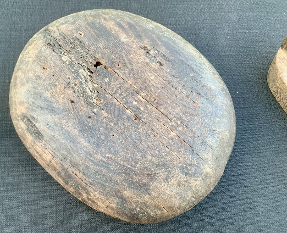 Kola Nut Box In Carved Wood Called -photo-5