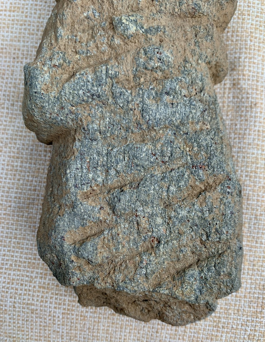 Gandhara Boddhisattva Stone Carved Panel, Blue Schist, 2nd / 3rd Century Ad-photo-1