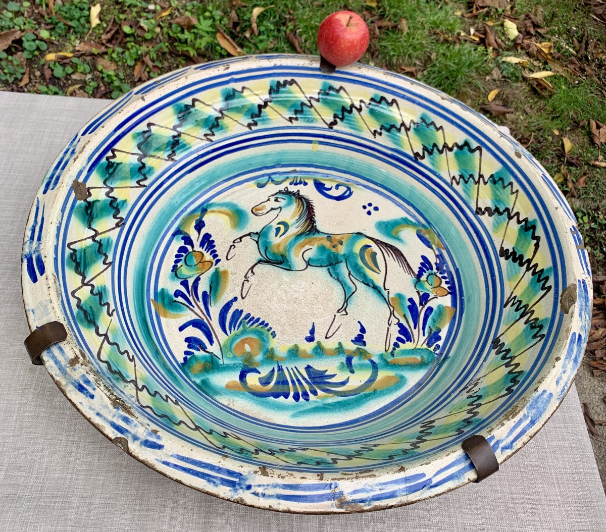Very (very!) Large Lebrillo Dish, Sevilla Area, Andalusia Spain Early 19th Cty-photo-2