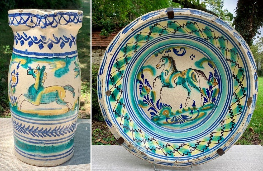 Very (very!) Large Lebrillo Dish, Sevilla Area, Andalusia Spain Early 19th Cty-photo-3