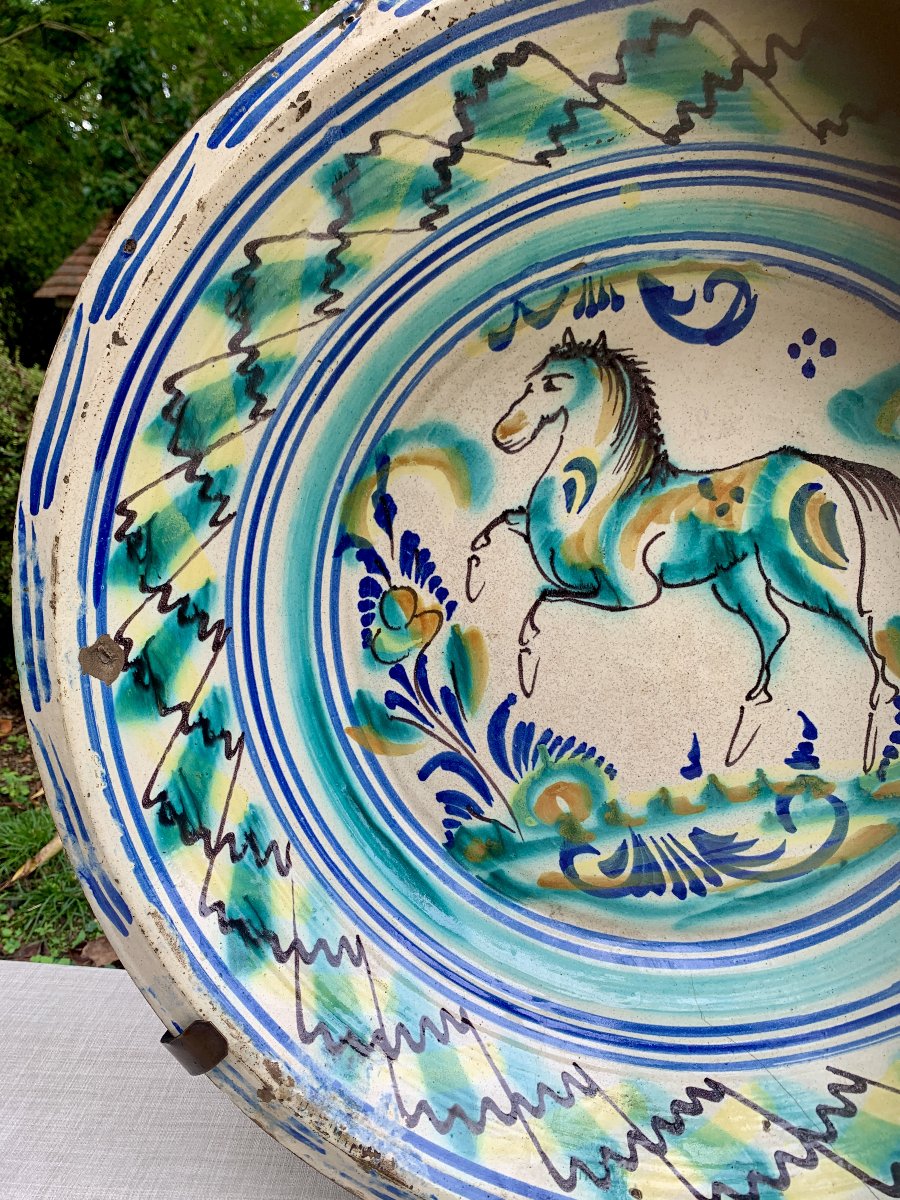 Very (very!) Large Lebrillo Dish, Sevilla Area, Andalusia Spain Early 19th Cty-photo-2