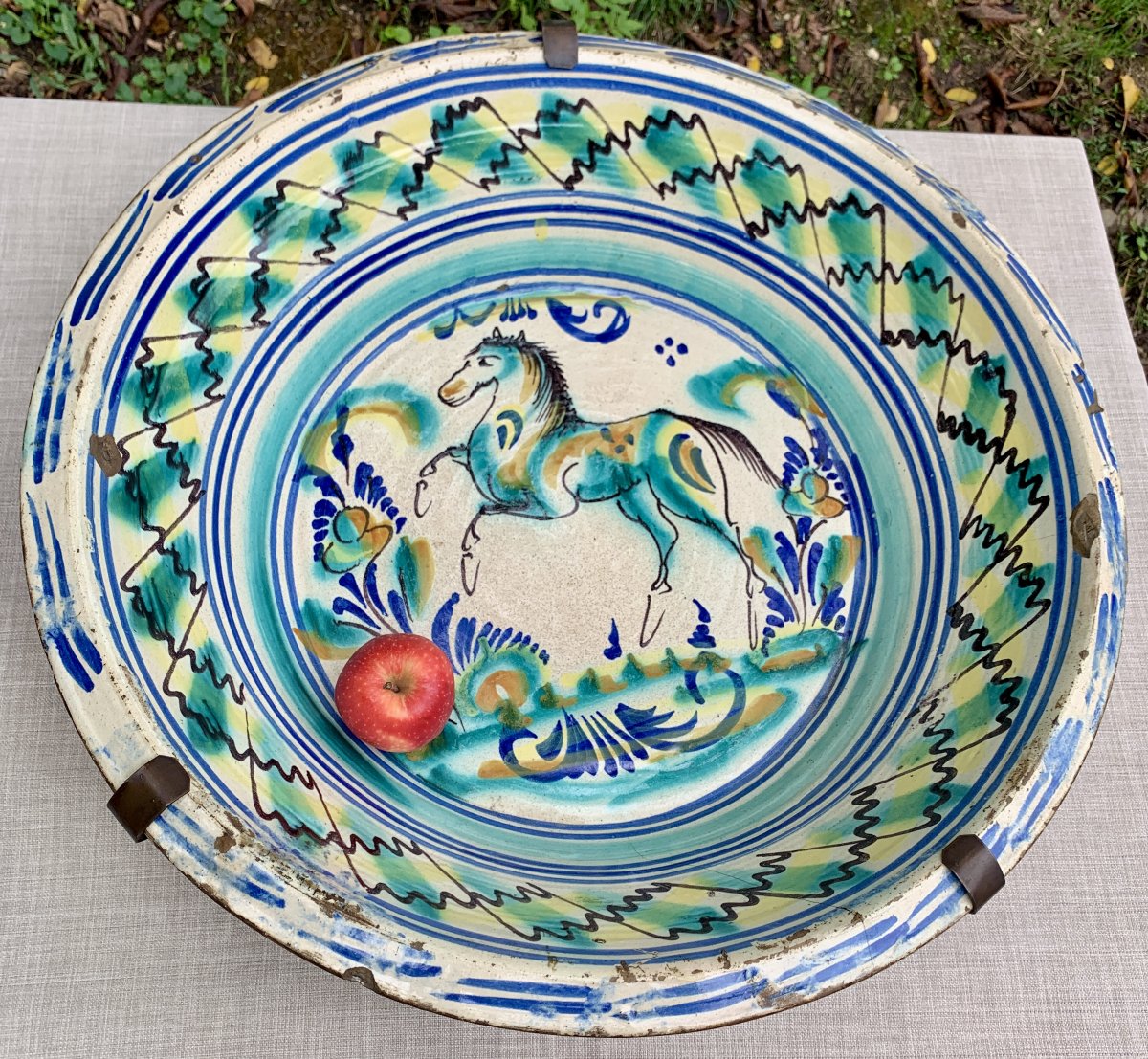 Very (very!) Large Lebrillo Dish, Sevilla Area, Andalusia Spain Early 19th Cty-photo-3