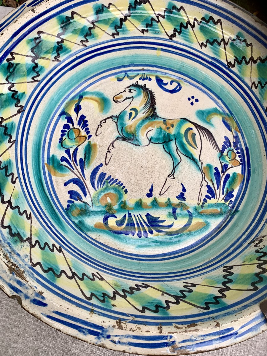 Very (very!) Large Lebrillo Dish, Sevilla Area, Andalusia Spain Early 19th Cty-photo-4