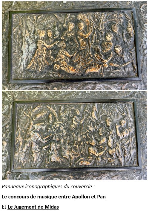 Circa 1600, Northern Italy? Pastiglia Travel Cabinet Imitating Cordoba Leather-photo-3